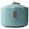 Tea Tea Bag Storage Box Geyao Tea Pot Ceramic Seal Pot Sugar Pot Moisture-proof Pot Tea Pot Living Room Coffee Table Decoration