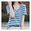 NaVaVa V Neck Short sleeVe Knit Nk2040