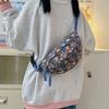 Retro Walking Running Sports Breast Bag Women's New High-end Niche Messenger Mobile Phone Fanny Pack