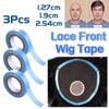 3Pcs Transparent Hair Extension Tapes 3yards Double Sided Wig Tape Lace Front Wig Tape  Lace Closure