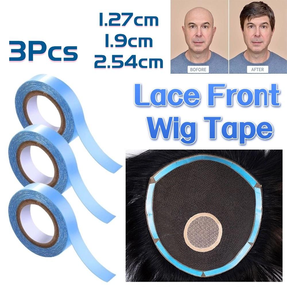 3Pcs 3yards Hair System Tape Creative Double Sided Wig Tape Lace Front Wig Tape  Lace Front Wig