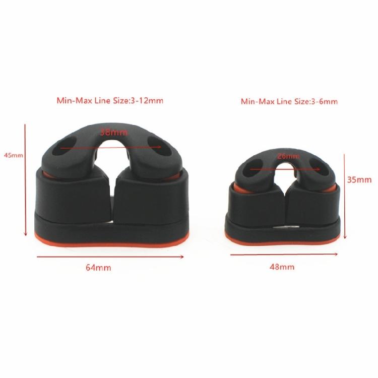 Professional Marine Rope Locking Device Optimized For Quick Tension Adjustment Accommodates Up To 12mm Diameter Line