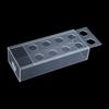 62KD Rectangular Clear Acrylic Flower Vase Multifunction Organizers Household Decoration for Wedding Festival Holiday