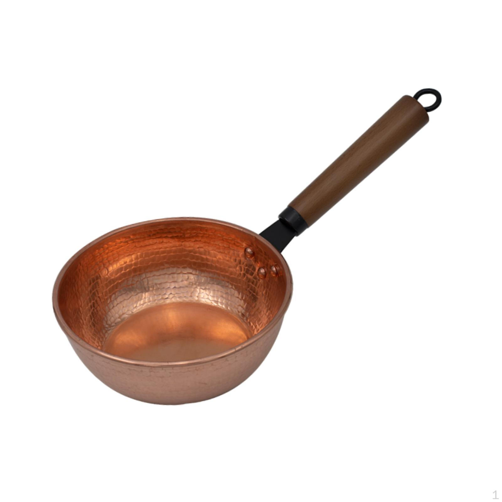 

Медный горшок для молока с ручкой для варки и кипячения Horizontal Handle