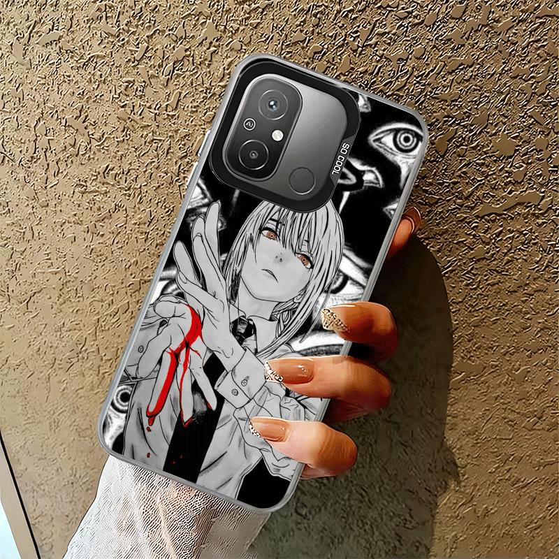 Anime Character Makima CSM Soft Phone Case for Xiaomi Redmi 15C 15 14C 13C 12C Poco X5 X6 X7 Pro X3 F8 F7 Ultra M8 13 12 Cover B