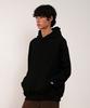 An Basic Patch Hoodie - Black