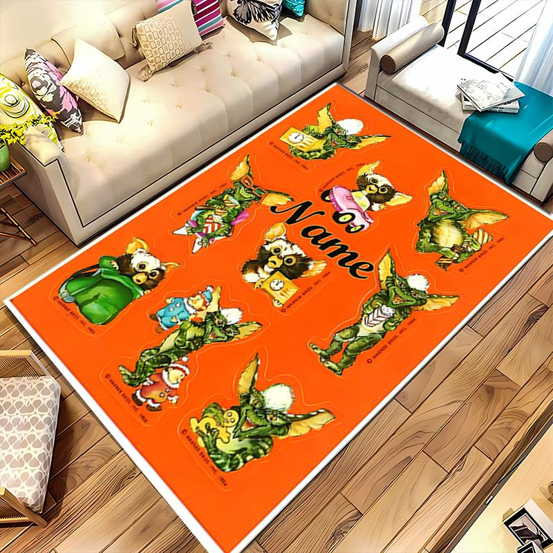 Custom personalization Gremlins Area Rug - Perfect For Kitchen, Bathroom,Laundry Room Decor Large Size Available,Gift All Seasons