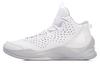 Cushioning Rebound Cushioning Rebound Mid Top Basketball Shoes Unisex White Gray ABPN007-2