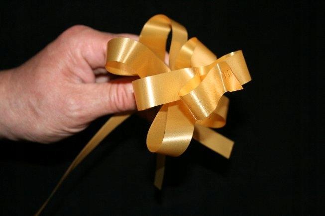 Wstążki Ściągane Kokardy 5 Cm, 10 Szt, J. Róż