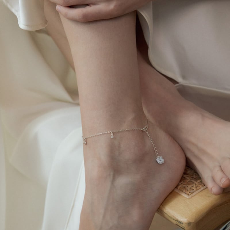 

MERRYMOTIVE [Silver] Shining moment anklet Free