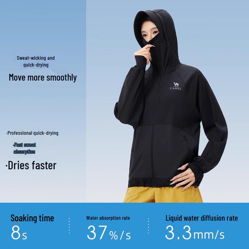 CAMEL Men s Knit Long Sleeve Sun Protection Shirt A15BAVV086 L