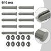 Reliable Pin & Gasket Set for For Power forFor Steel Pools 6 or 10 Pieces for Easy and Effective Pool Maintenance