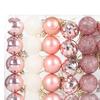 53 Pieces Christmas Ball Ornament Tree Hanging Charm Pendant for Festival