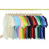 Camiseta Básica de Algodón para Hombre de Color Sólido, Corte Holgado, Primavera/Verano 2024
