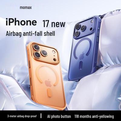 MOMAX Magnetic Drop-Proof Case for iPhone 17 Pro Max with AI Photography Button