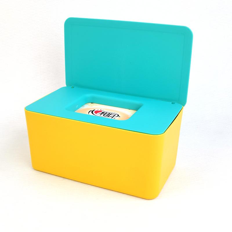 

Герметичный настольный ящик для хранения влажных салфеток с пылезащитной крышкой