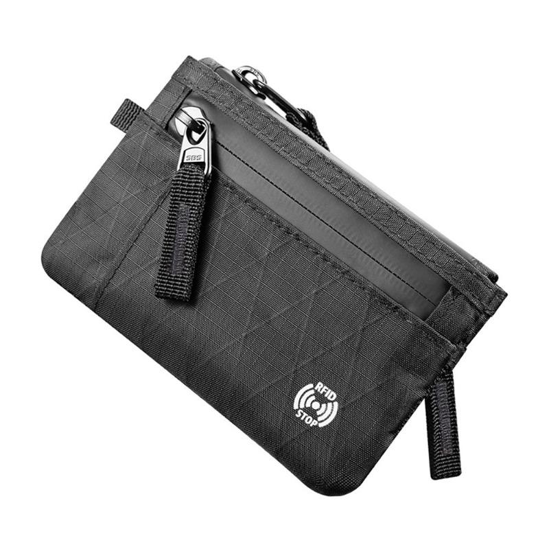 Travel abroad RFID anti-theft swipe card bag passport bag multi-function key bag wallet neck bag