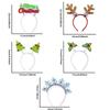Fluorescent Hairband For Nighttime Event Soft Elastic Noctilucence Hairhoop for Christmas Party Gathering