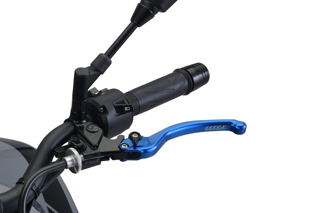 EFFEX Smooth Fit Lever Blue Left and Right Set Lever EAL032B YZF-R25 (15-22), YZF-R3 (15-21), MT-25 (15-22), MT-3 (15-21) (Brake/Clutch Set)