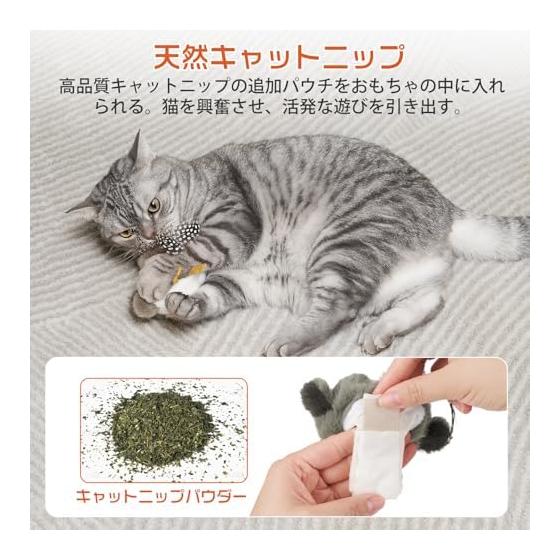 Jumping Bird Cat Toy Toy Bird Electric Flying Bird with Sound Flapping Wings Touch Activation USB Rechargeable Cat Toy Dog Toy Automatic Popular