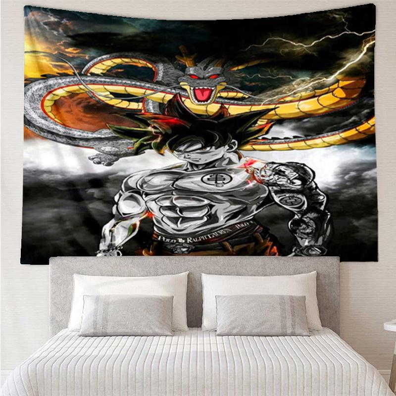 Dragon anime Artwork Tapestry Hanging for Bedroom,Livingroom, Playroom,Decor Art Room Wall Tapestry Holiday and Birthday Gifts