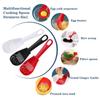 Multifunctional Kitchen Cooking Spoon Space Saving Made of Thermoplastic Hanging Hole Potato Garlic Press Colander Tool
