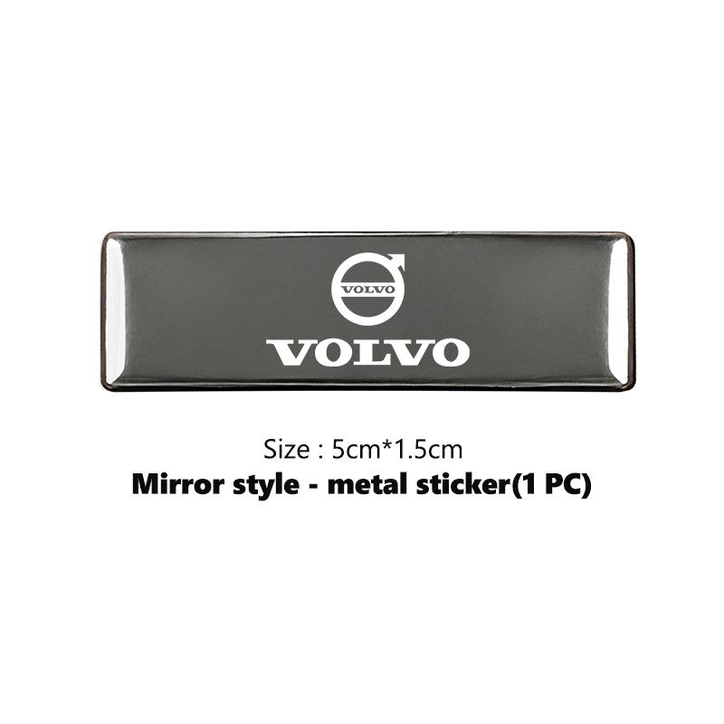 

For Volvo 3D Metal Sticker Car Logo Rear Trunk Body Emblem Stickers Decal XC60 XC90 S60 S80 V60 C70 S40 C30 V90 V60 C40 XC40 V70