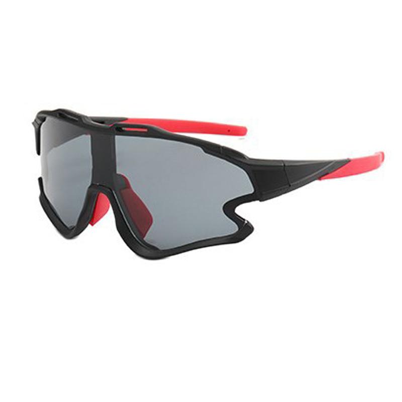 Outdoor Cycling Large Frame Sunglasses Women Colorful Sunglasses Men Sports Special Trend Glasses 8303