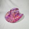 Colorful Western Cowboy Hat One-Word Hat Top Festival Party Party Jazz Hat Felt Top Hat