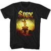 Styx Ferryman Grim Reaper Silhouette Men's T Shirt Rock Music Merch Unisex T-Shirt