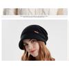 Velvet, Stacked Hat, Female, Outdoor, Warm, Hooded Hat, Ear Protection Hat