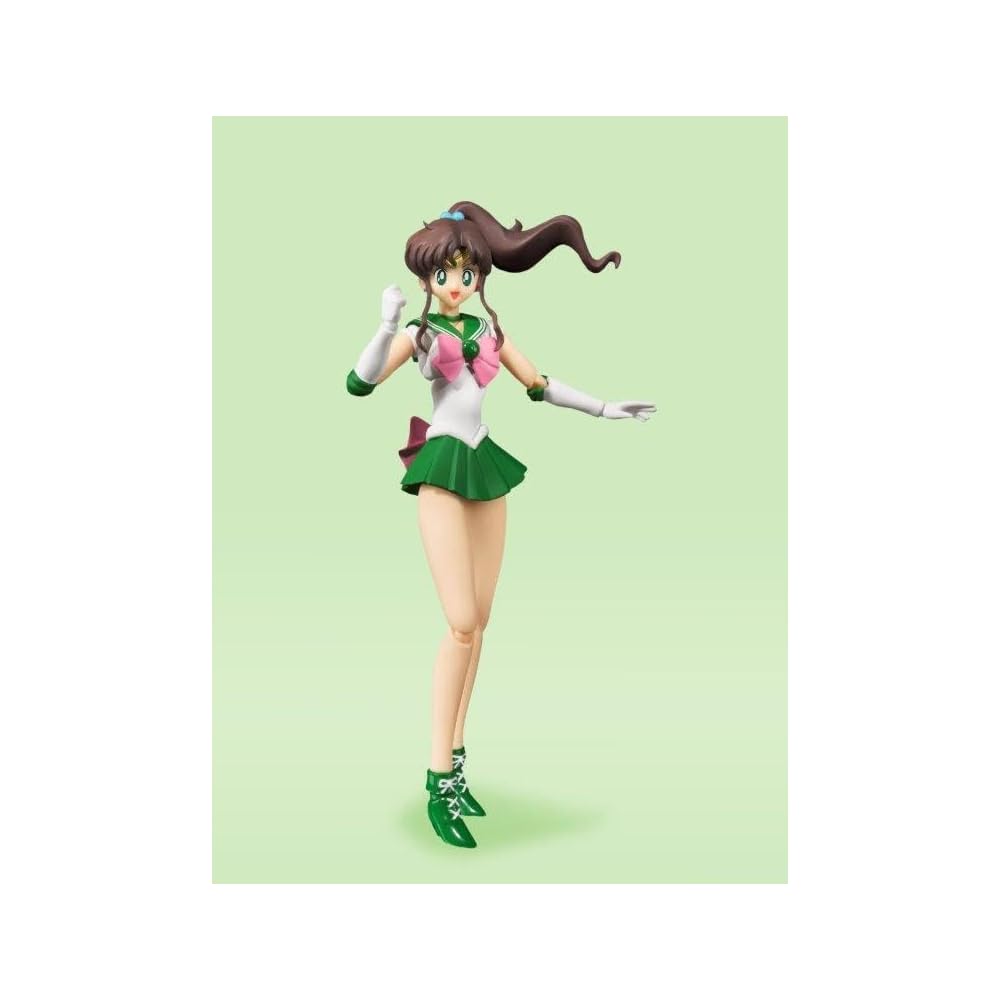 TAMASHII NATIONS S.H. Figuarts Sailor Moon Sailor Jupiter Animation Color Edition 150mm PVC Action Figure