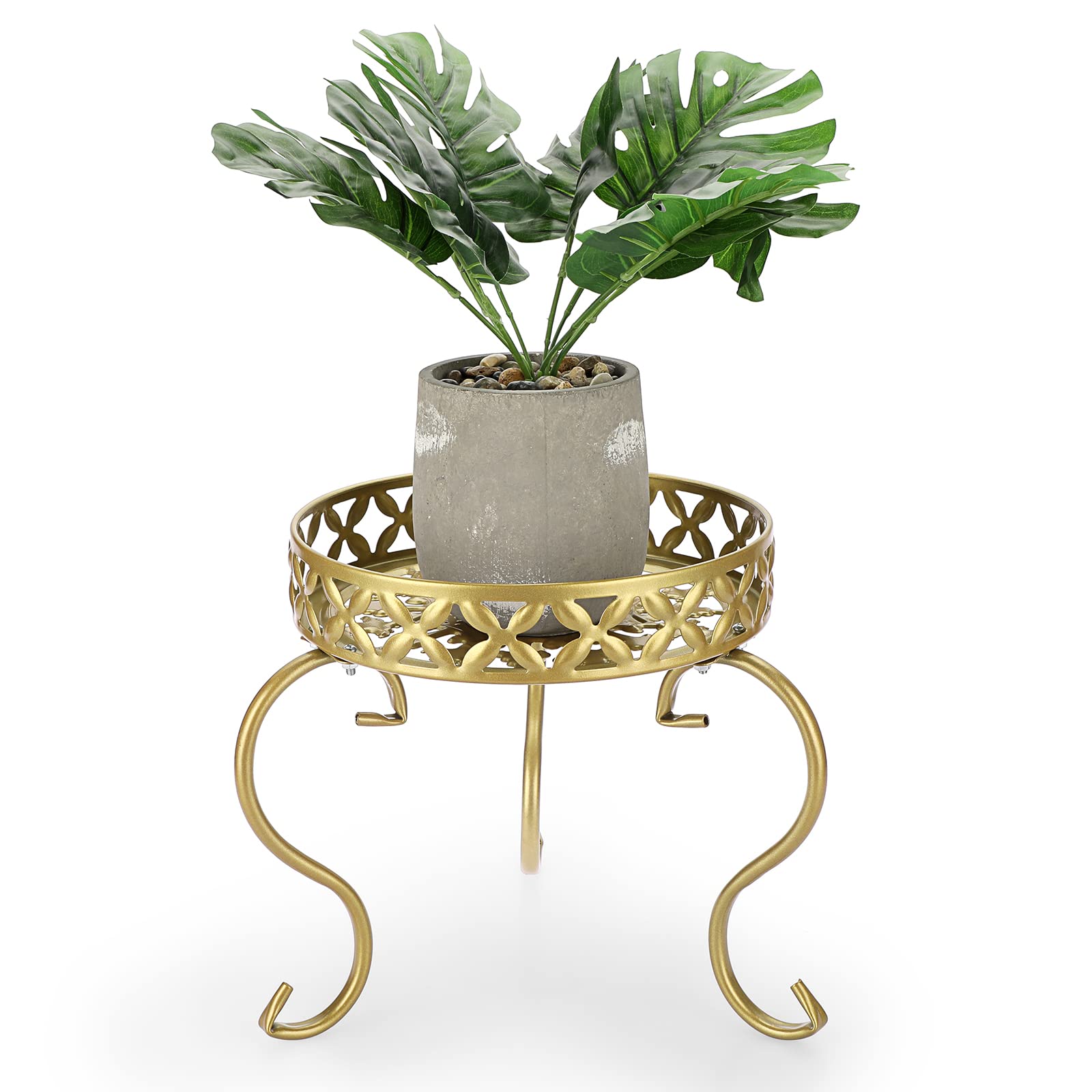 

Sumnacon Горшок Горшок Цветок Сад Садоводство Цветок Подставка для цветов, Подставка, Стеллаж, Железо, Антикварный, Стильный, Стеллаж, Стеллаж, Подставка, Подставка, Для помещений/Улицы (Золото) золотистый