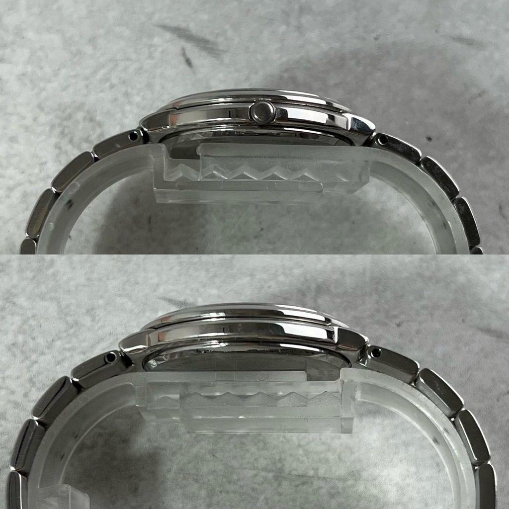Used [Working Item] CITIZEN Citizen Eco Drive Black Dial Roman Numeral Solar Clock Wristwatch