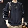 Men’s Winter 2025 High-End Plus Size Knit Sweater - Heavyweight Long Sleeve Trendy American Brand