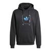 Mens Cotton Blend Pullover Hoodie