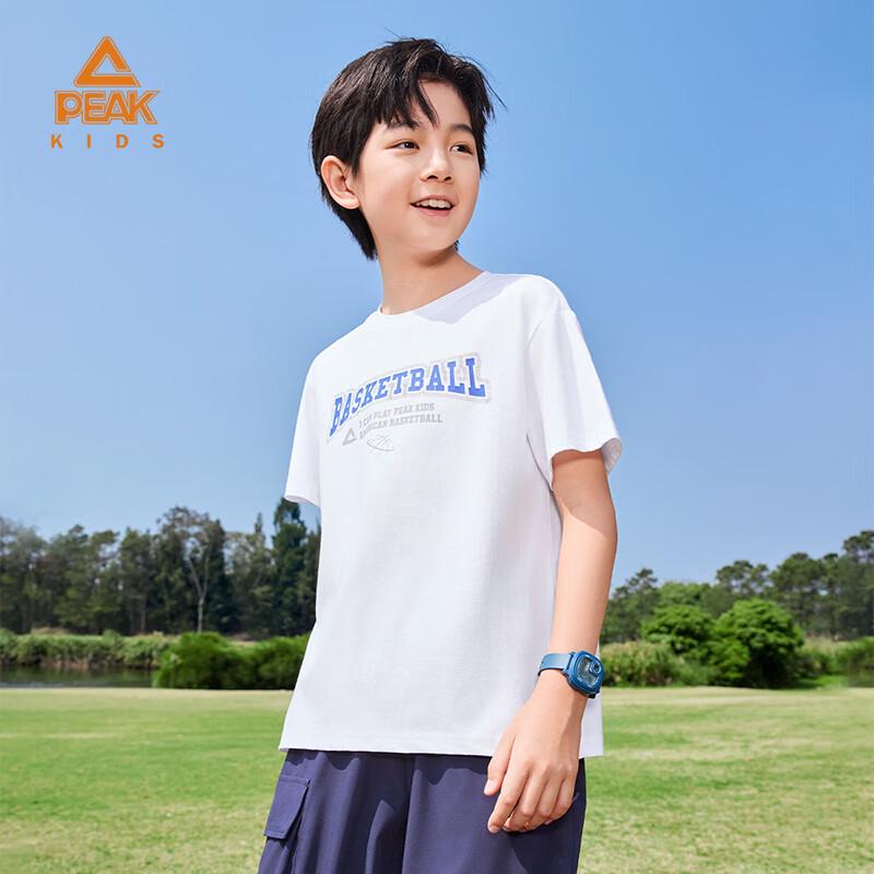 PEAK Kids' Cotton Short Sleeve Sports T-Shirt
