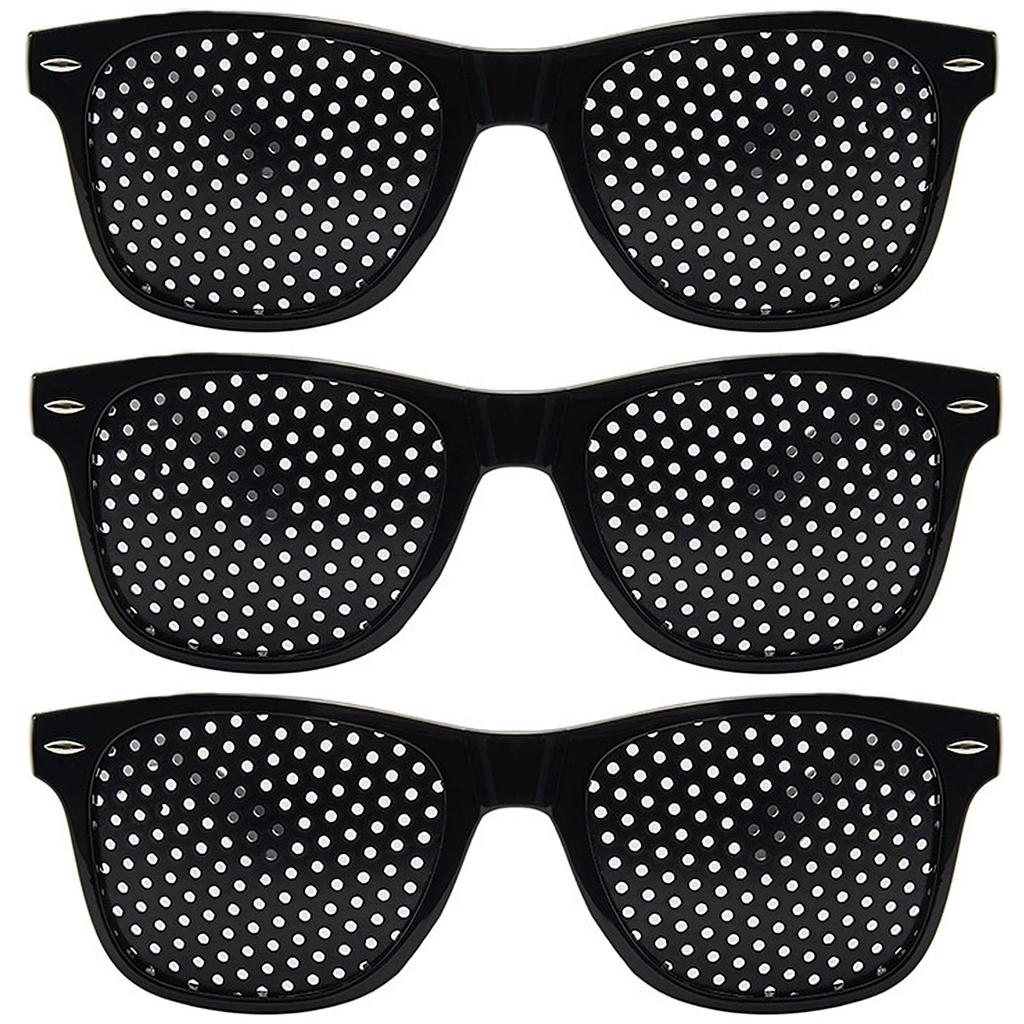 1/2/3 STÜCK Anti-Myopie Astigmatismus Brille Sehkorrektur Ermüdung Lochbrille mit Löchern Sehverbesserung Brille