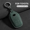 Car Key Case Cover for Toyota Alphard Crown Vellfire Previa Suede Cars Smart Remote Key Case Shell Garnish Accessories
