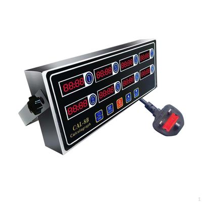 8 Channels Commercial Kitchen Timer Calculagraph Restauran for Restaurant