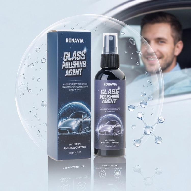 Glass Anti-Fog Sprayer, 100Ml Long-Lasting Protection, Easy Application for Car Window, Mirrors & Goggles