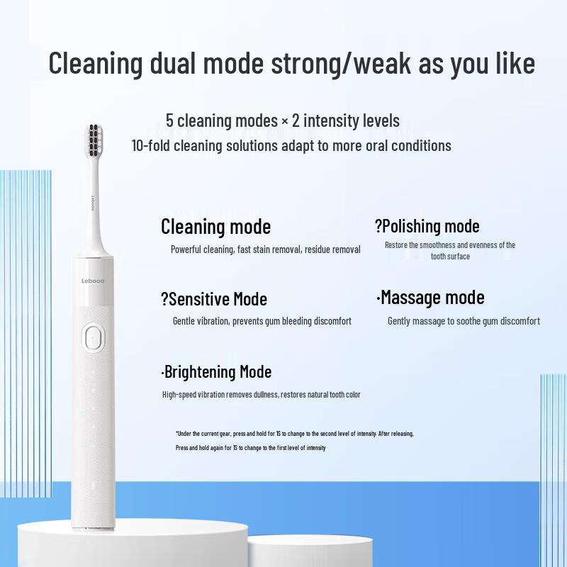 Lebooo L1 Sonic Electric Toothbrush for Adults