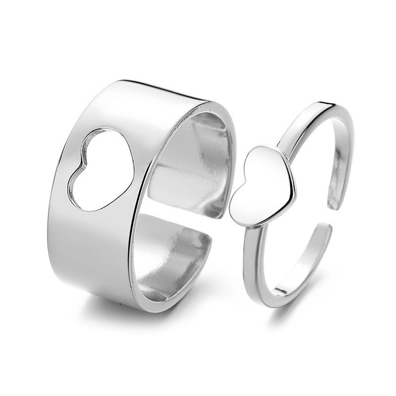 Cross-Border Punk Butterfly Couple Rings: Matching Set for Men & Women