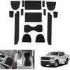 LUWU for 2025 2026 Frontier Accessories - for   2024 2025 2026 Nissan Frontier Pickup Truck Door Slot Mats Cup Holder ert Coaster Center Console