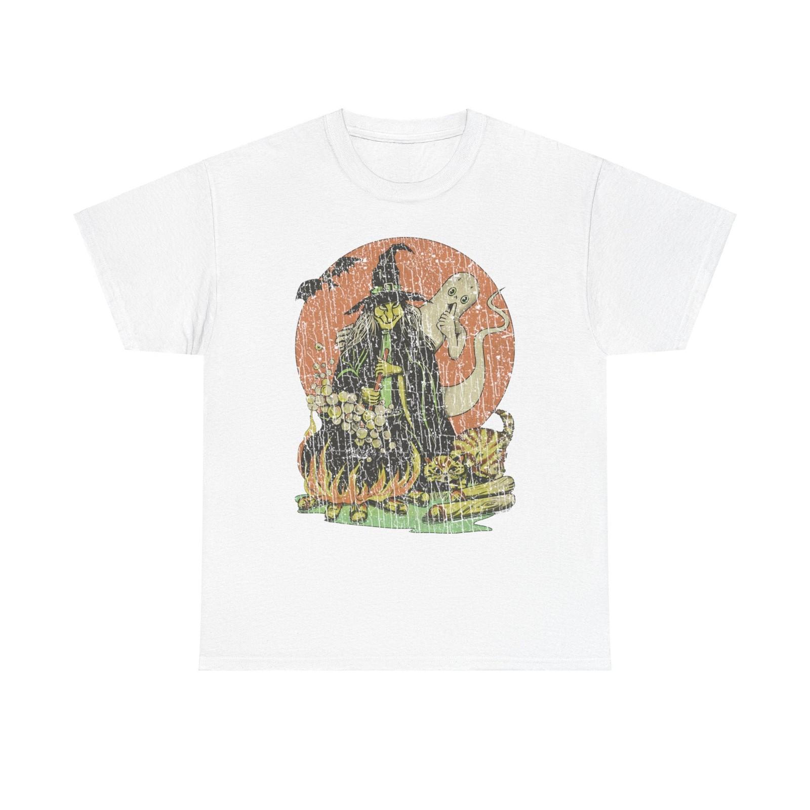 Witch s Boo 1963 Ghost Cat Bat Halloween Animated TV Show T-shirt S разноцветный