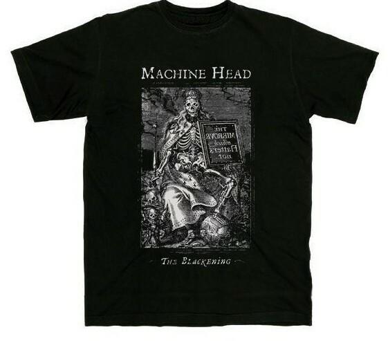 MACHINE HEAD CD obal THE BLACKENING Oficiální tričko XXL 2X Nová krvavá kobylka Unisex tričko
