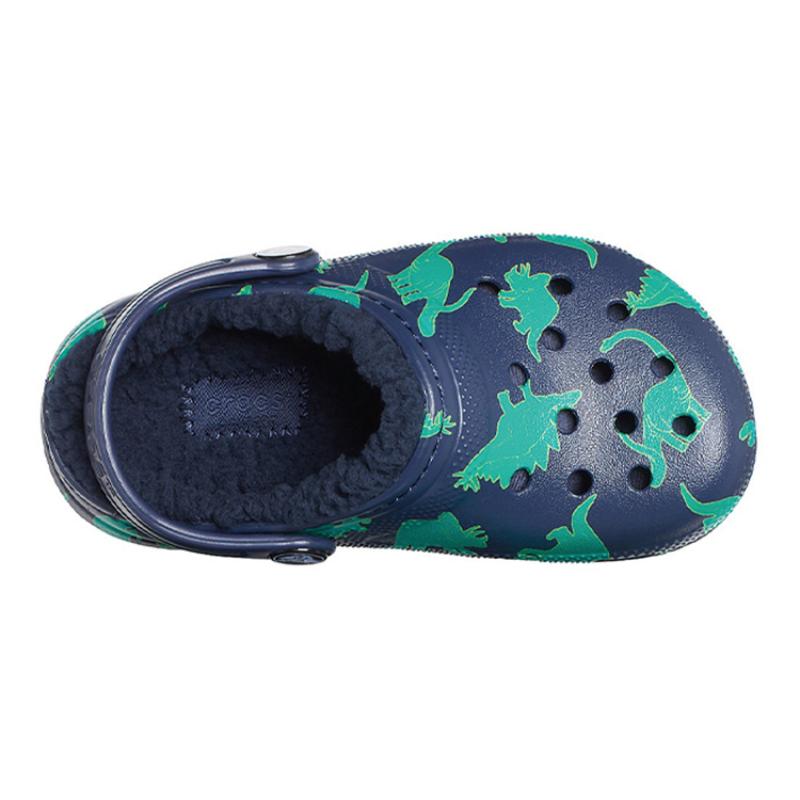 Crocs lightweight and wear-resistant children's cotton sandals in blue-green children's model
