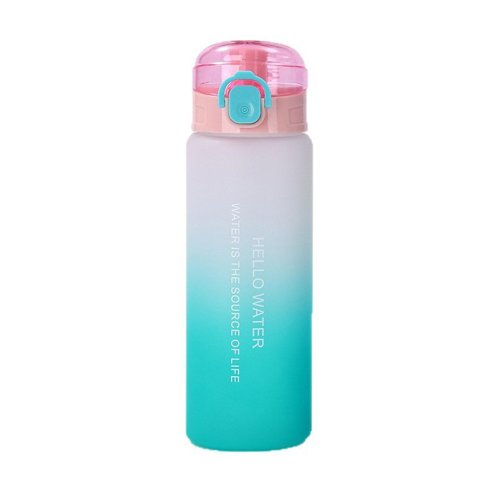 

780ml Clear Plastic Leakproof Drinking Cup Sports Water Bottle Drinking Bottle(-Frosted) one size