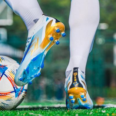 Football Shoes, Men's and Women's Broken Nails, Spikes, Grass Shoes, Competition Shoes, Non-slip Rubber, Breathable and Comfortable