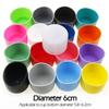 For Better Life 1Pc 6cm Soft Silicone Cup Bottom Sheath Protector Sleeve For Glass Water Tea Bottle Anti Damage Accessories